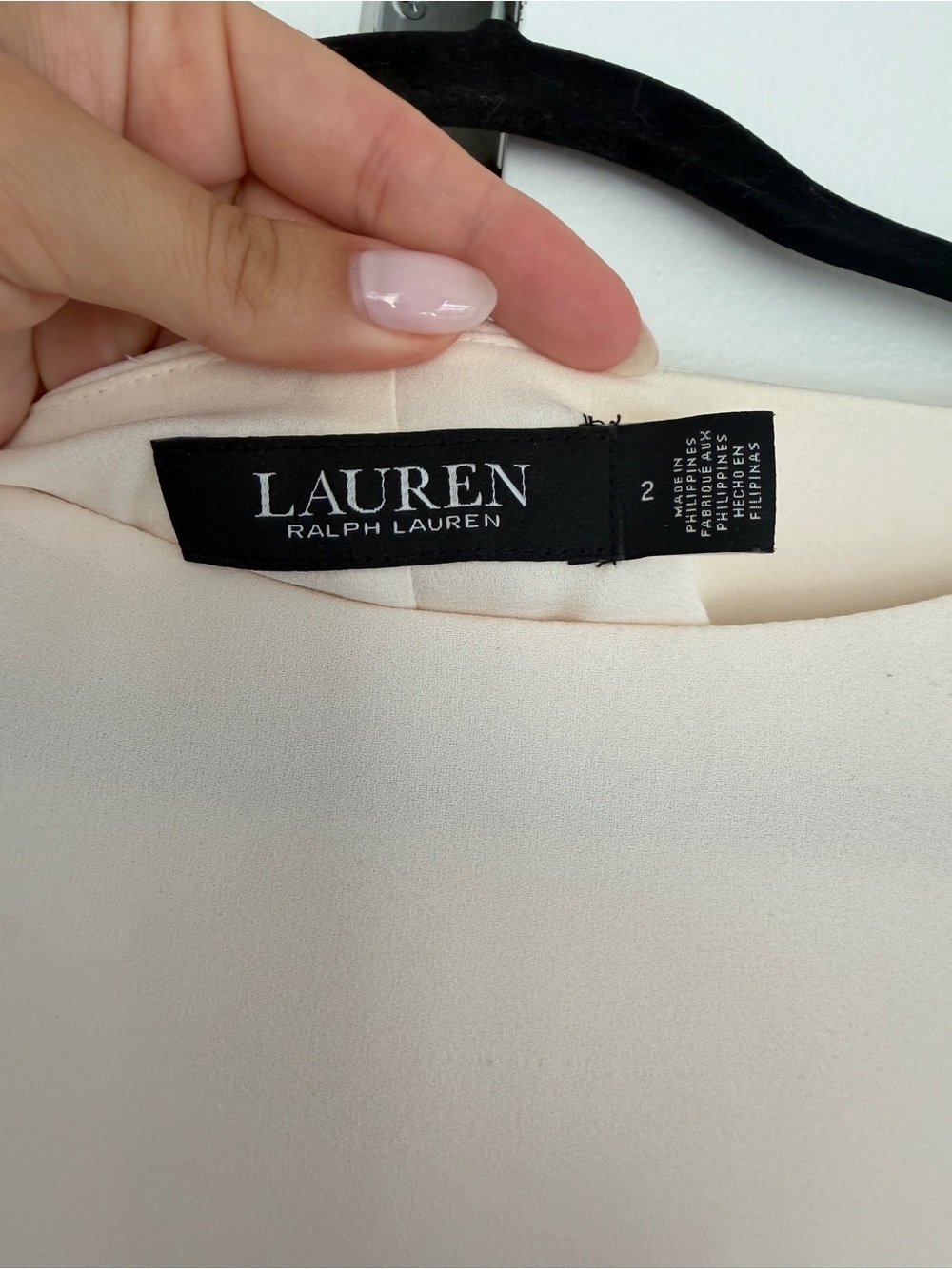 Ralph Lauren Cape Georgette Cocktail Dress - Picture 5 of 5